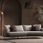 برادا كنب رباعي كريمي 296 سم وودي