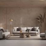 برادا كنب فردي فاخر كريمي وودي