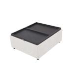 هزال طاولة قهوة رمادي وودي