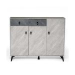 أليتا دولاب أحذية خشب رمادي 3 أبواب