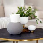 فازة سيراميك أنيقة وودي