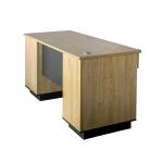 ناقو مكتب 140 رمادي وودي