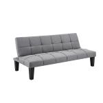 بيرل كنب سرير 3 مقاعد رمادي قاتم وودي