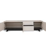 بيلا طاولة تلفزيون 208 سم كريمي وودي