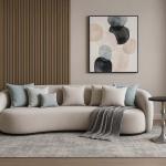 سيلفر طاولة خدمة بقاعدة معدنية وودي