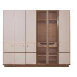 برادا دولاب ملابس 6 أبواب بيج وودي