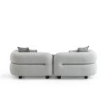 نيو هيرميس كنب 3 مقاعد كريمي 240 سم وودي