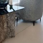 مارتل طاولة جانبية رخام 50*50 سم وودي