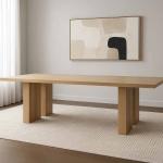 فرانكو طاولة طعام 320 سم بدون كراسي وودي