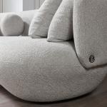 نافيتا كنب 3 مقاعد رمادي 260 سم وودي