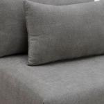 ليدز كنب فردي رمادي وودي