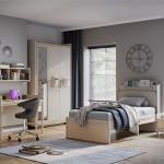 كول دولاب ملابس 3 أبواب بيج وودي