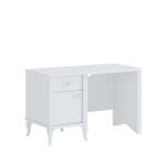 جاسمين مكتب مع رف خشبي-أبيض 120 سم وودي