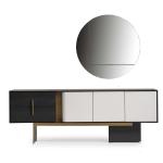 اترو كونسول مع مرآه وودي