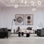 نورا كرسي فردي دوار رمادي وودي