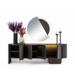 بوليرو كونسول مع مرآه باللون الجوز وودي