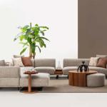 بوليرو طقم كنب زاوية 5 قطع وودي