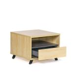 ناقو طاولة شاي رمادي وودي