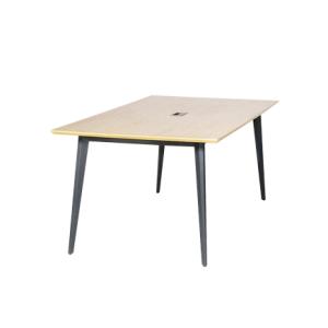 ناقو طاولة اجتماع 200 سم رمادي وودي