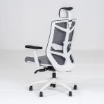 نيتشر كرسي مكتب رمادي دوار متحرك بمسند رأس وودي