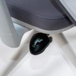 نيتشر كرسي مكتب رمادي دوار متحرك بدون مسند رأس وودي