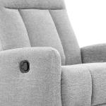 رونزا كرسي استرخاء هزاز رمادي وودي