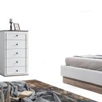 زيتا طقم غرفة نوم 6 قطع وودي