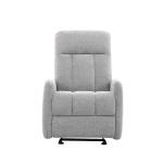 رونزا كرسي استرخاء هزاز رمادي وودي