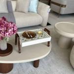 ألينا طاولة تقديم وودي