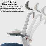 مينسو كرسي مكتب بمسند ظهر متوسط