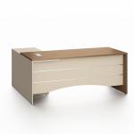 نيو نيرا مكتب 180 سم بني وودي