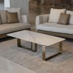 اهلت طاولة قهوة بورسلان 140 سم وودي