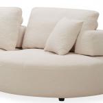 لواندا طقم كنب زاوية كريمي وودي