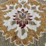 جونا سجاد بلجيكي أخضر بنقوش وزخارف أنيقة