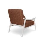 أكورسا كنب فردي بذراعين كريمي وودي