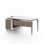 نيو ميامي مكتب 180 سم ابيض وودي