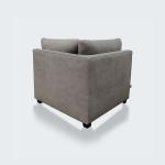 ليدز مقعد زاوية رمادي وودي