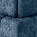 فيولا مقعد زاوية فردي أزرق وودي