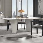 بادوفا كرسي رمادي قماش وودي