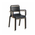 هارفي كرسي للمقاهي والحدائق بمسند يد