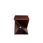 ديوان طاولة جانبية جلسة أرضية 35*35 سم بني وودي