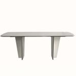 بادوفا طاولة طعام 8 أشخاص بدون كراسي وودي