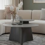 بلاتين طقم طاولة قهوة بورسلان وودي