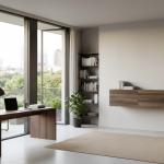 بيتي كونسول جداري معلق وودي