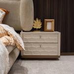 برادا طقم غرفة نوم بيج 180×200 سم 7 قطع وودي