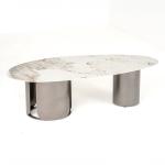 لينو طاولة شاي بورسلان 140 سم وودي