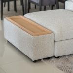 برندا طاولة جانبية وودي