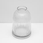 فازة شفافة مخططة وودي