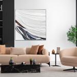 لوحة بخطوط حريرية وودي