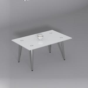 طاولة شاي بسطح زجاجي وودي